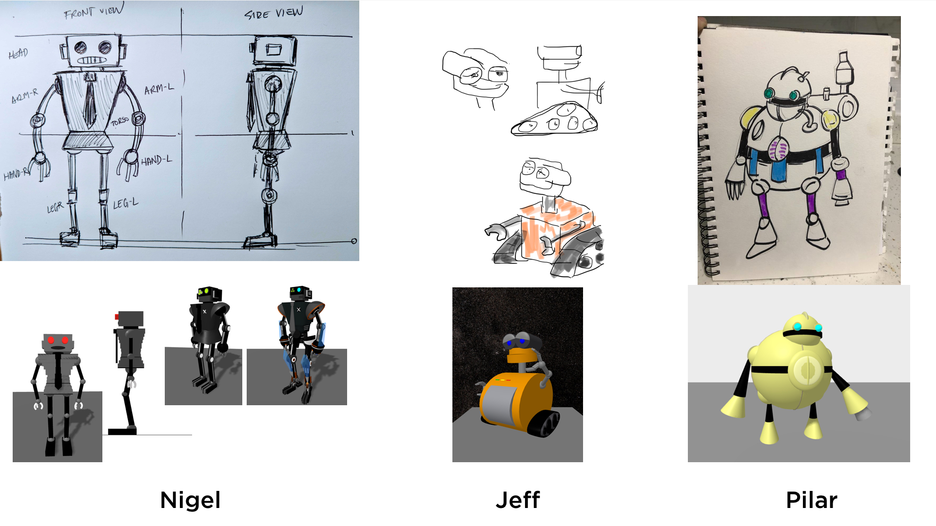 robot illustrations